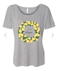 Buona Pasqua Lemon Wreath Slouch