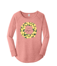 Buona Pasqua Lemon Wreath Tunic