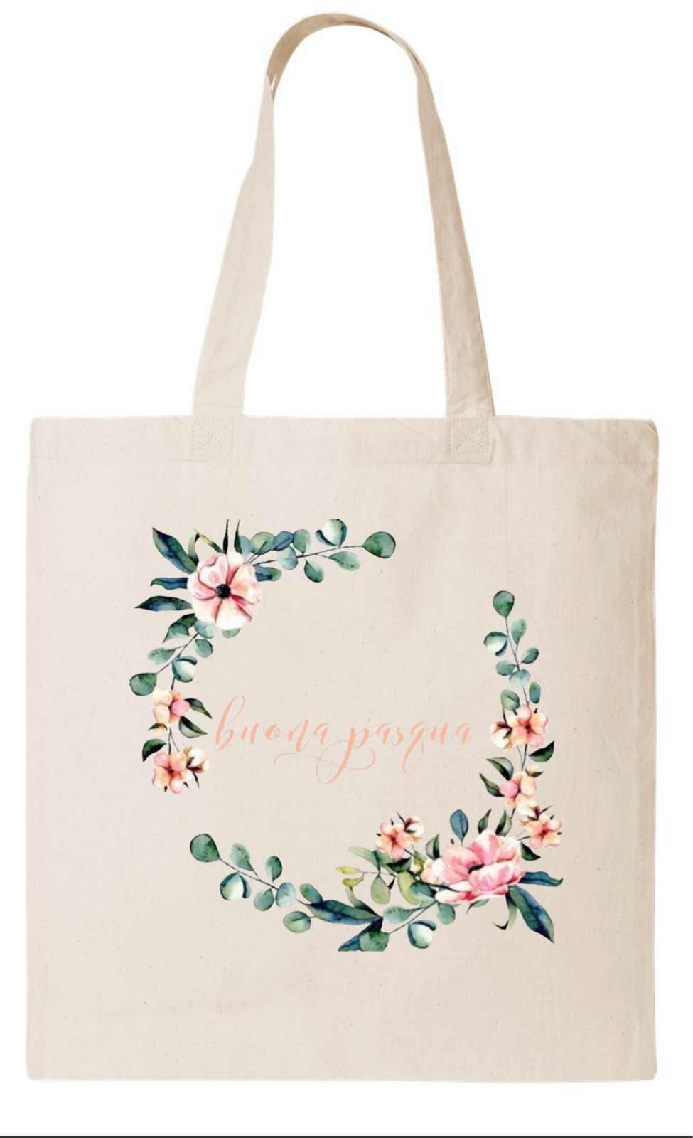 Buona Pasqua Script  Tote