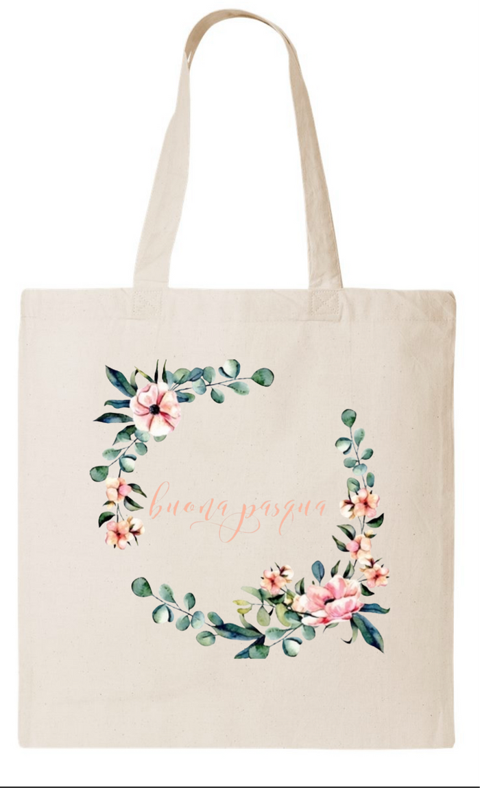 Buona Pasqua Script  Tote