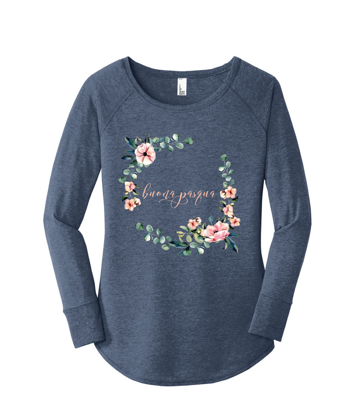 Buona Pasqua Script Tunic