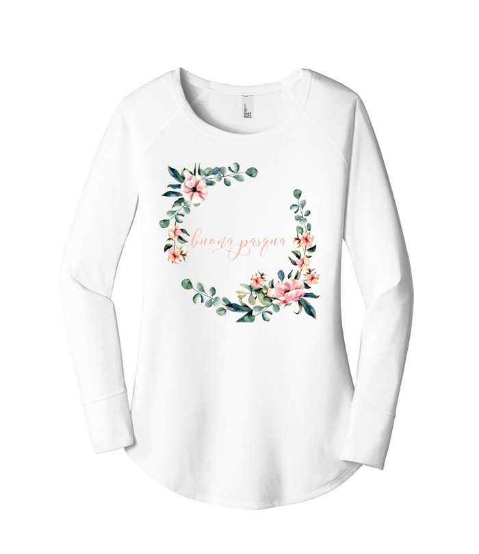 Buona Pasqua Script Tunic