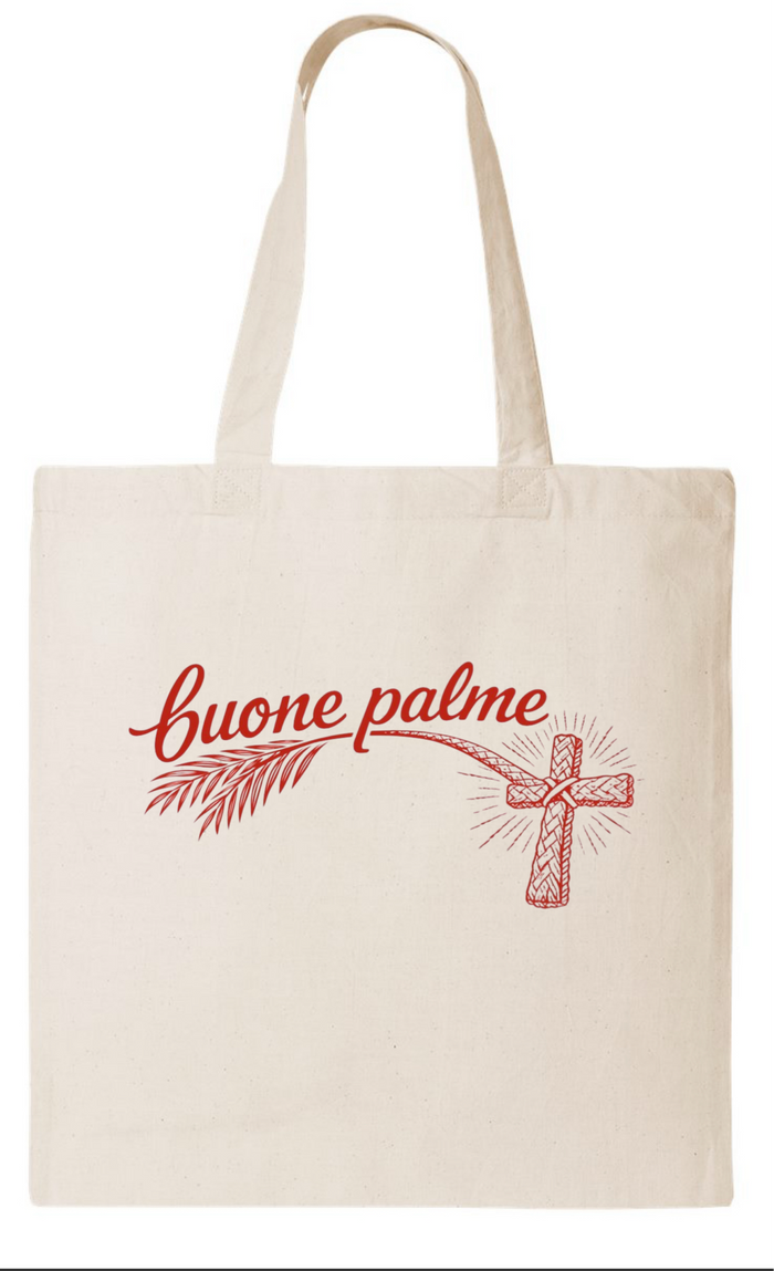 Buone Palme Red  Tote