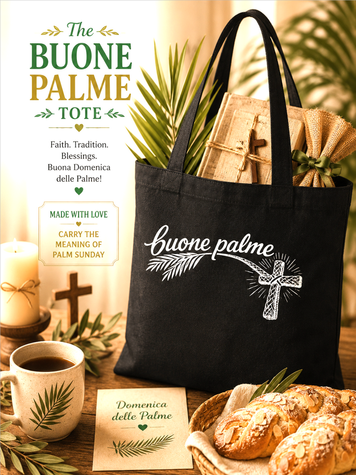 buone palme tote bag