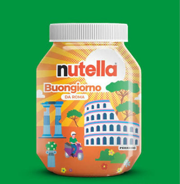 Buongiorno Nutella 950 Gr in  Glass Jar - Imported from Italy