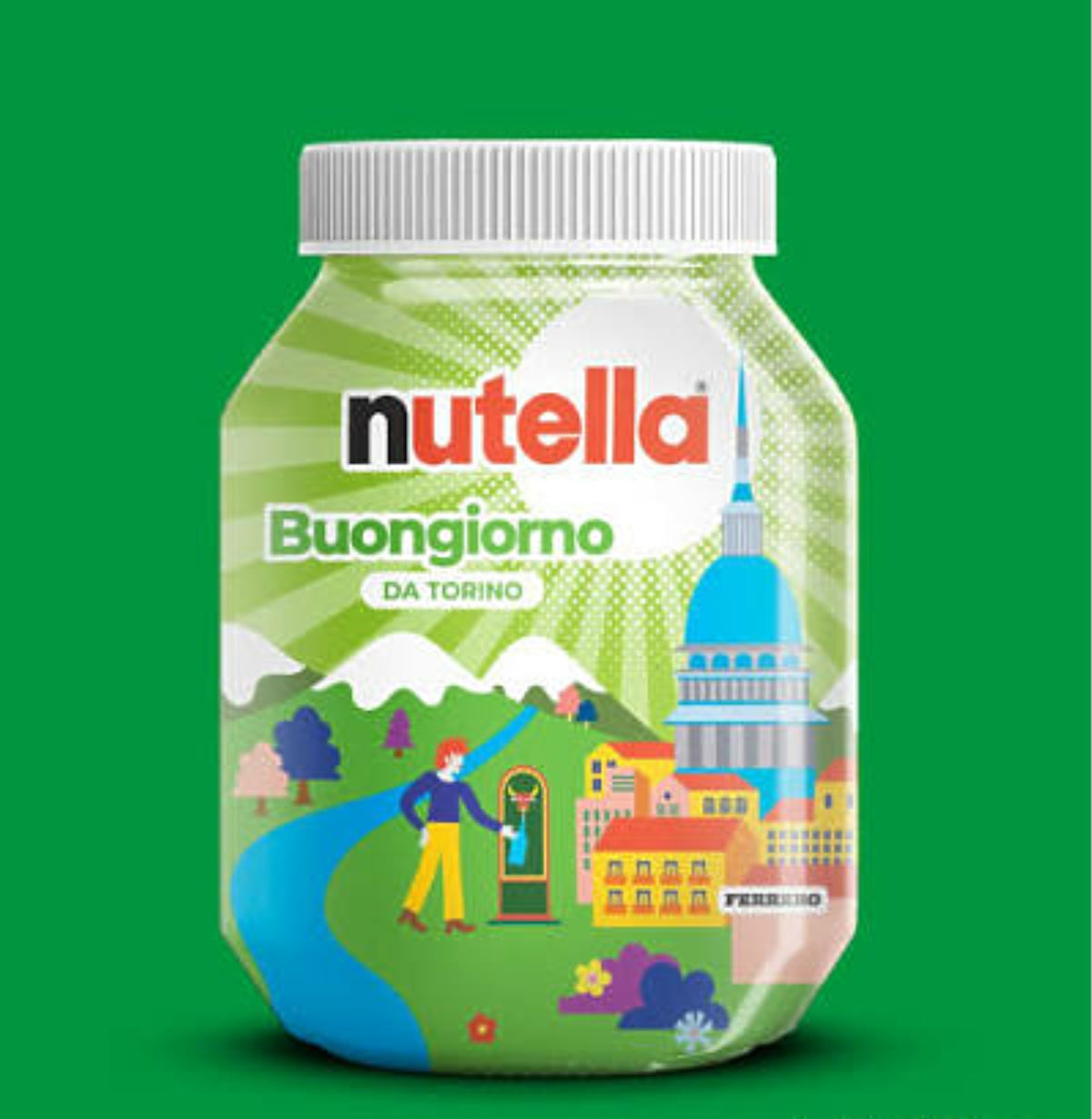 Buongiorno Nutella 950 Gr in  Glass Jar - Imported from Italy