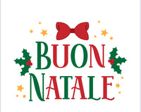 Buon Natale Bow Tie Onesie