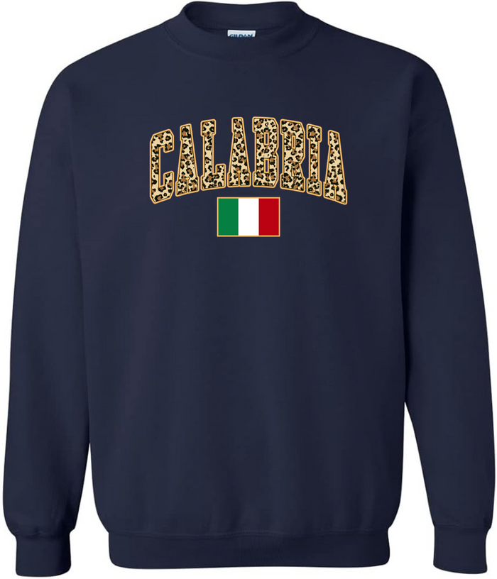 Calabria Leopard Print Sweatshirt - Unisex