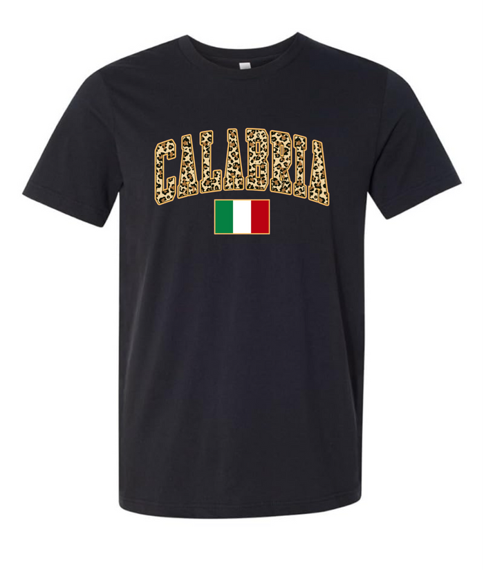 Calabria Leopard Print Tee - Unisex