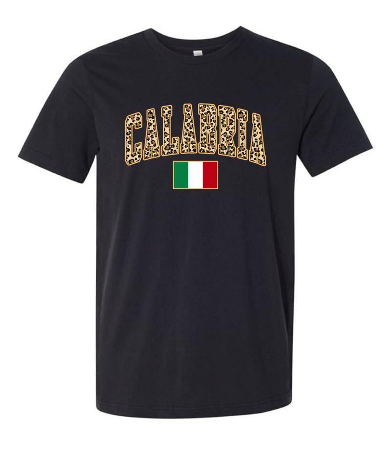 Calabria Leopard Print Tee - Unisex