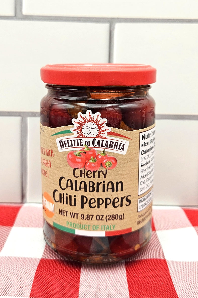 Cherry Calabrian Chili Peppers - Delizie di Calabria