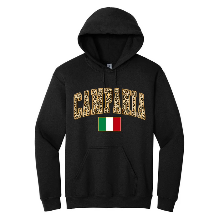 Campania Leopard Print Hoodie - Unisex