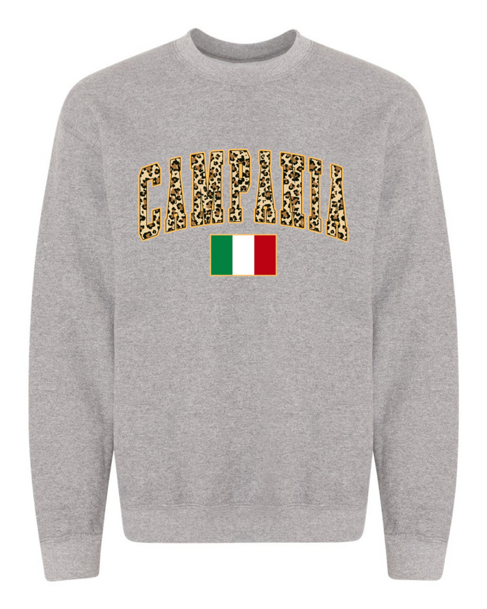 Campania Leopard Print Sweatshirt - Unisex