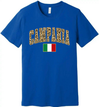 Campania Leopard Print V-Neck Shirt - Unisex