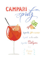 The Campari Spritz Recipe Tee - Unisex