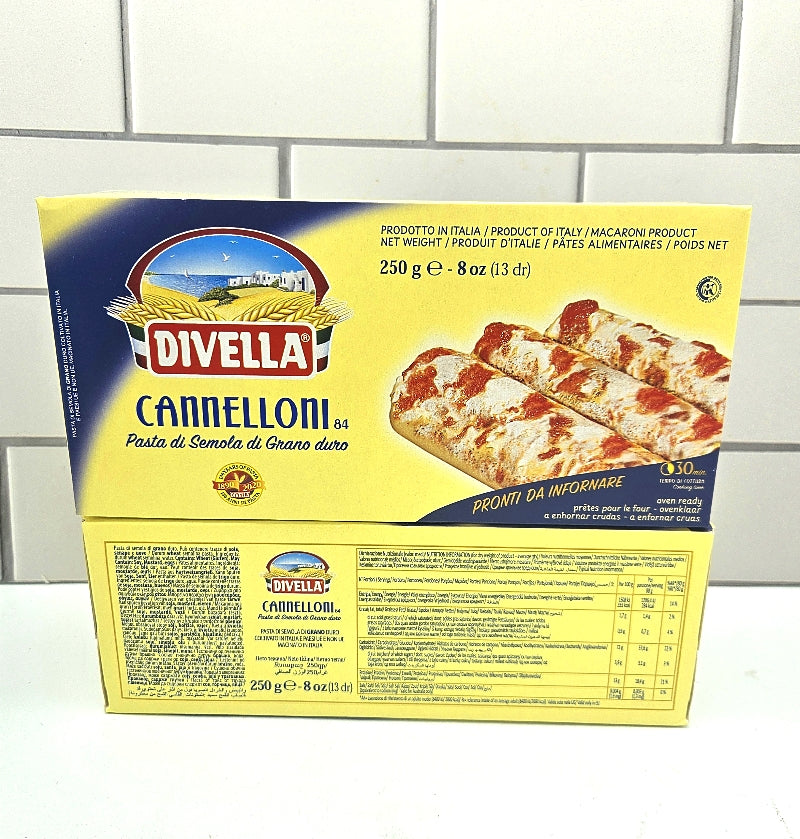 Cannelloni - Manicotti Tubes - Divella