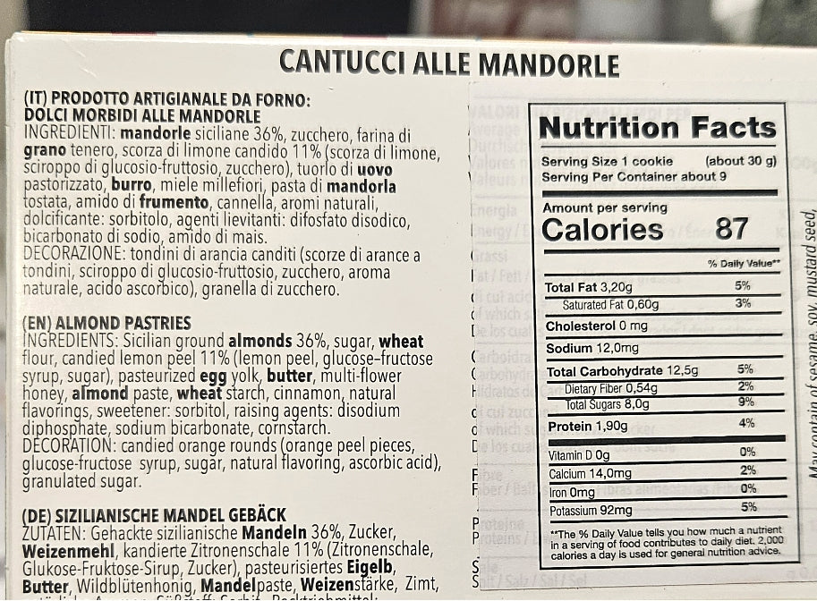 Cantucci Morbidi alla Mandorle - Duci Siculi by Tumminello