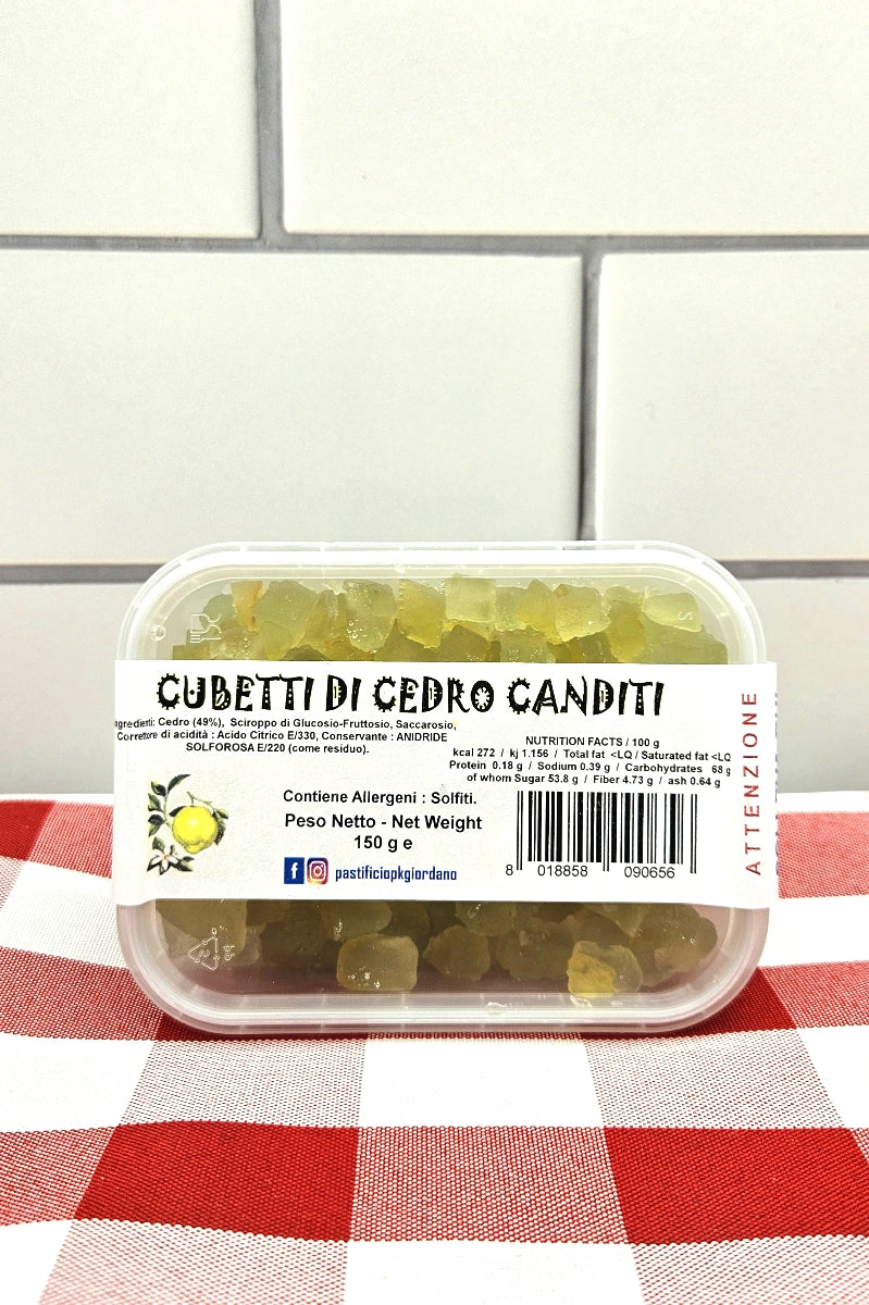 Cedro-Candied Citron Cubes  from Italy