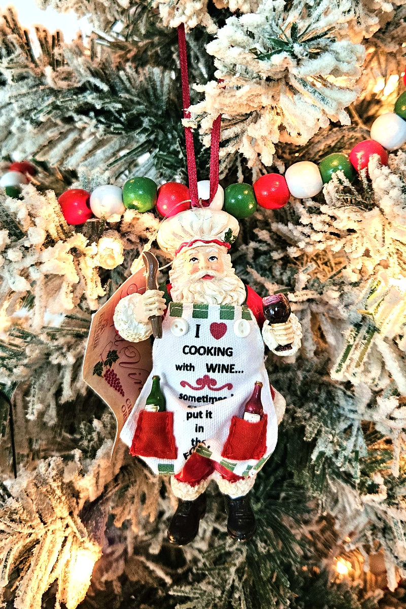Chef Babbo Natale Christmas Ornament