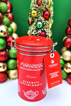 Artisanal Christmas Spiced Cookies by Marabissi in Red Tin