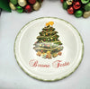 Christmas Tree Panettone Serving Plate - Made in Italy