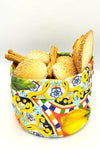 The Citrus Majolica  Bread Basket