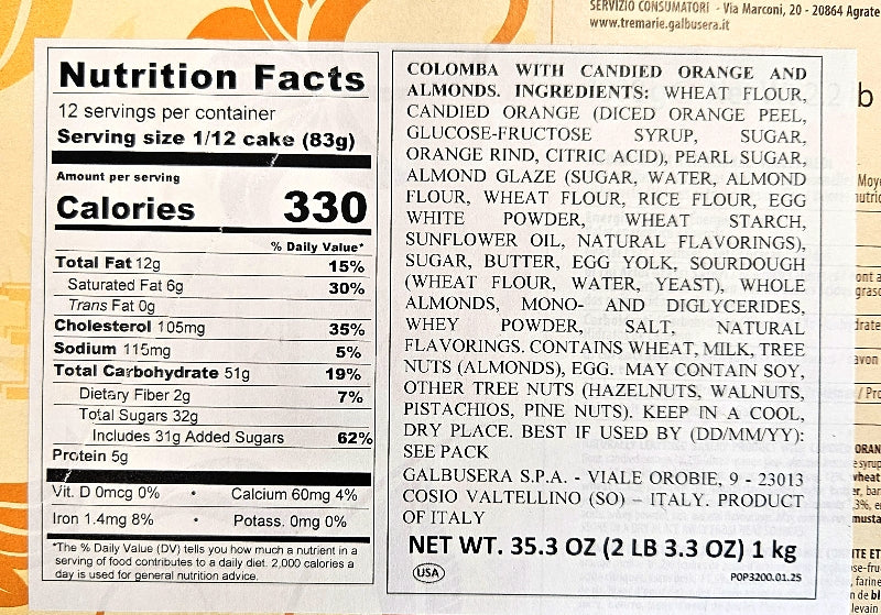 Colomba Tradizionale by Tre Marie