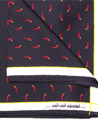 Cornicello Silk Pocket Square - Made in Italy