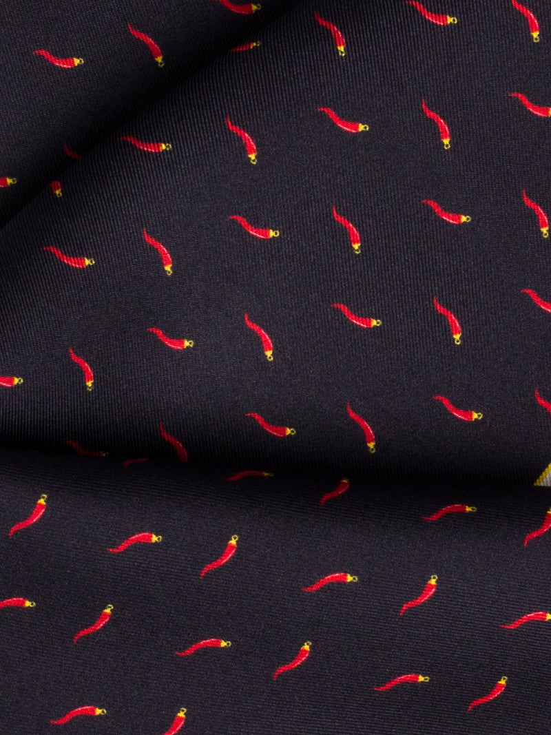 Cornicello Silk Pocket Square - Made in Italy