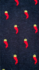 The Cornicello Socks - Long - Made in Italy - Navy