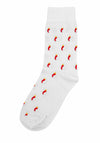 The Cornicello Socks - Short - Made in Italy - White