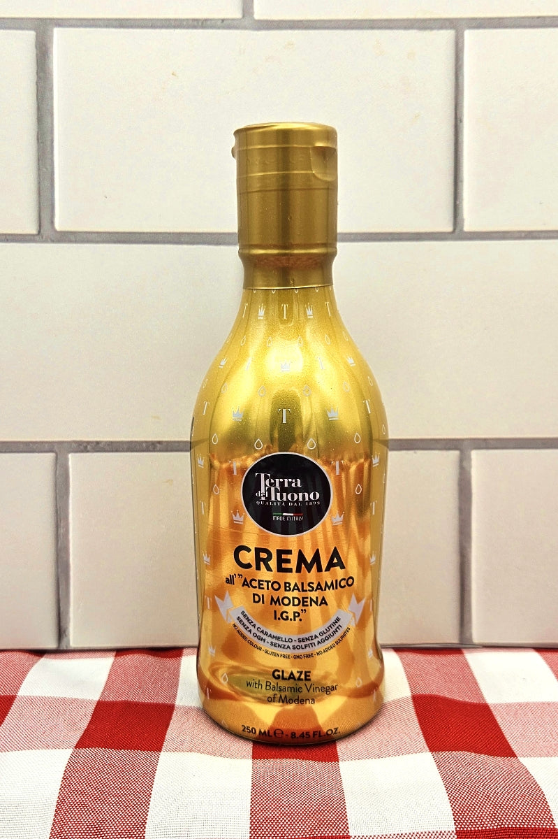 Bottle of Terra di Luino Crema of Balsamic Vinegar.