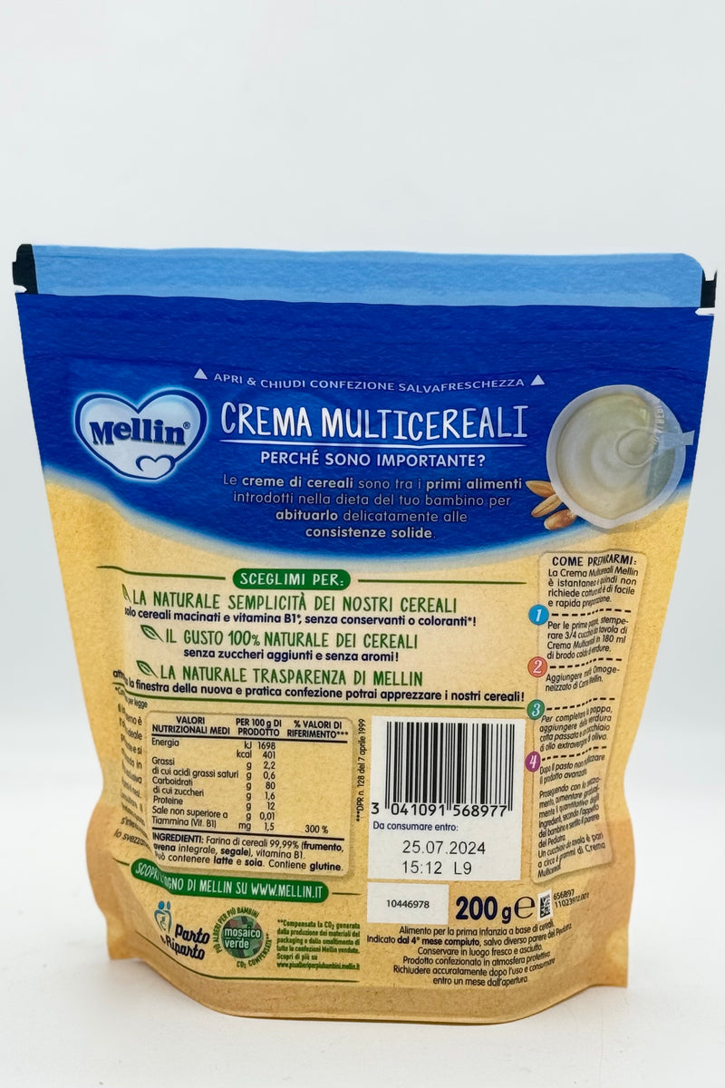 Crema Multicereali for Bambini - Mellin