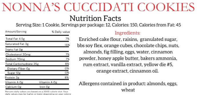 Nonna's Cuccidati Cookies - Fig Cookies