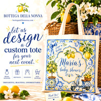 Custom Baby Shower Tote Samples