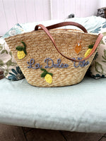 La Dolce Vita Straw Bag - Made in Italy