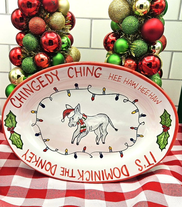 The Dominick the Donkey Platter