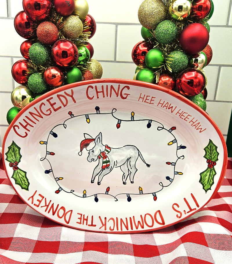 The Dominick the Donkey Platter