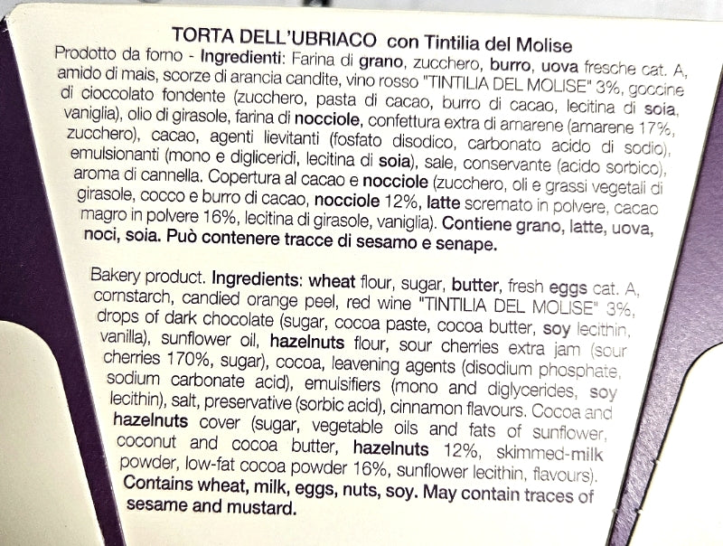 Drunken Cake with Tintilia del Molise