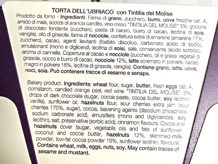 Drunken Cake with Tintilia del Molise