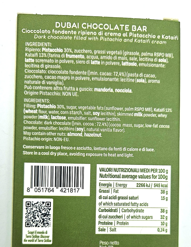 The Dubai Chocolate Bar from Sicily