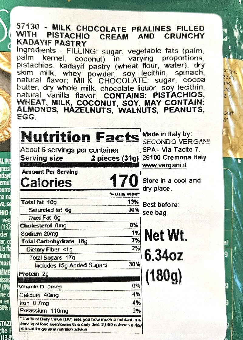 Dubai Style Chocolate Pralines