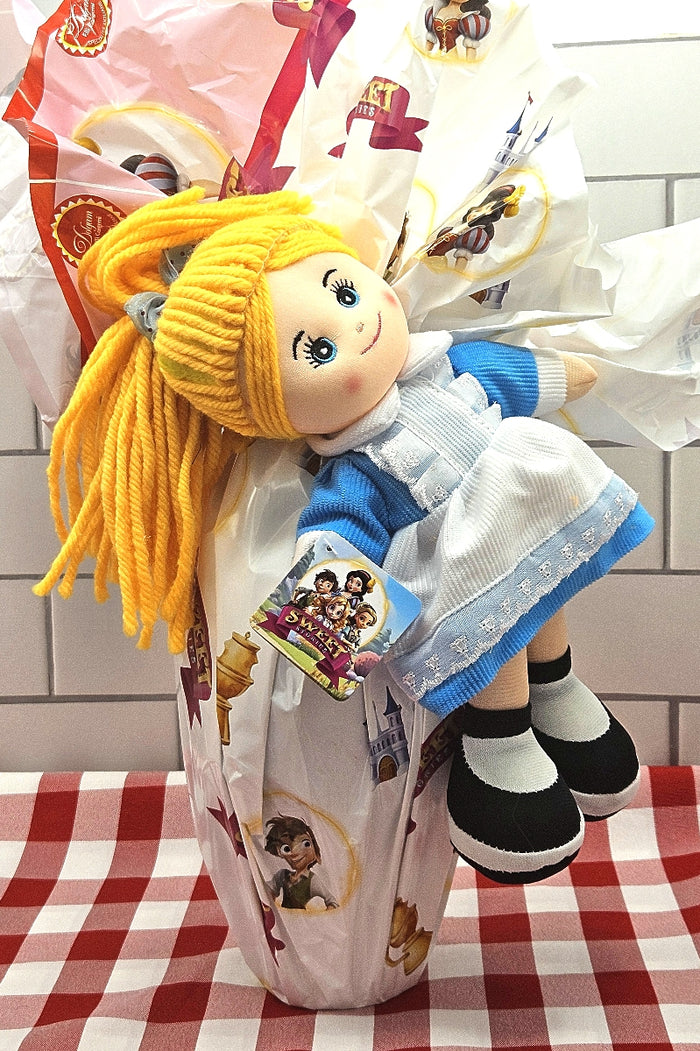 Milk Chocolate Easter Egg with a Sweet Doll