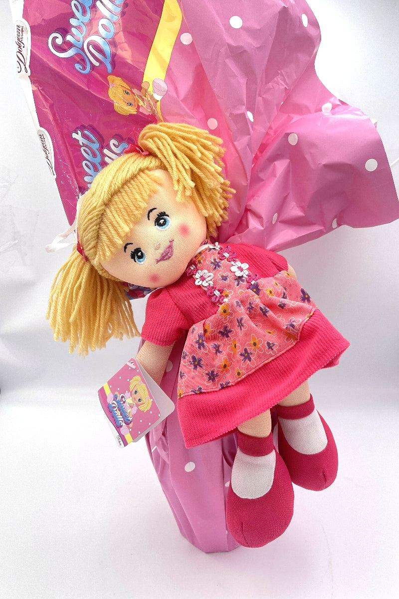 Milk Chocolate Easter Egg with a Sweet Doll