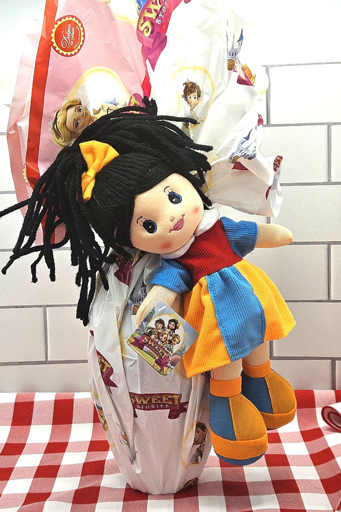 Milk Chocolate Easter Egg with a Sweet Doll