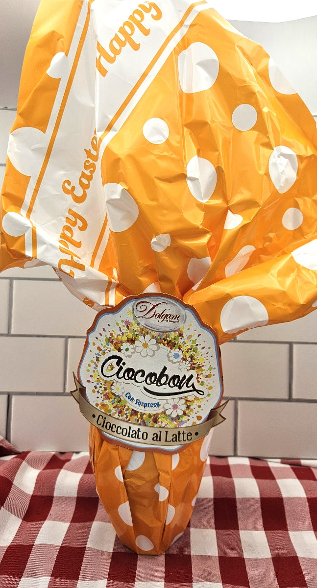 Milk  Chocolate Easter Egg from Sicily with Surprise - 7.5 Oz