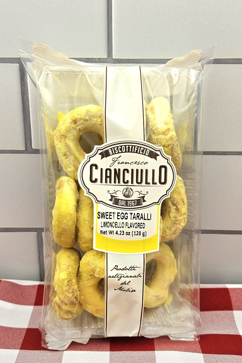 Tarallini Zuccherati al Limoncello - Sugar Coated Egg Tarallini with Lemon Flavoring