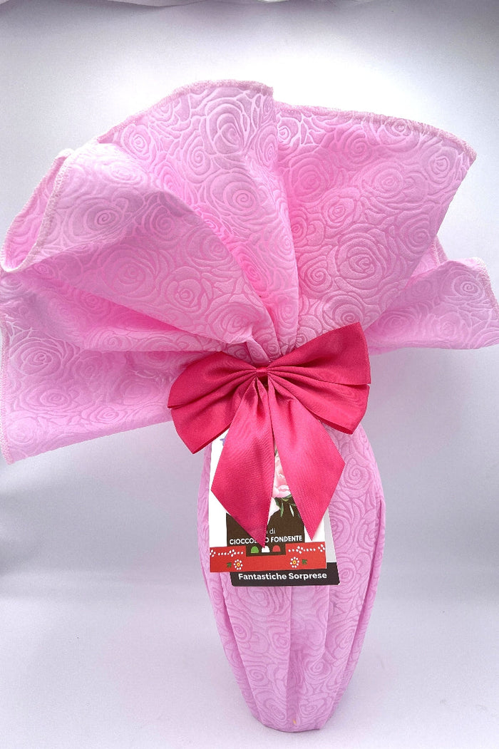 Elegant Dark  Chocolate Easter Egg with Surprise -- Made in Italy