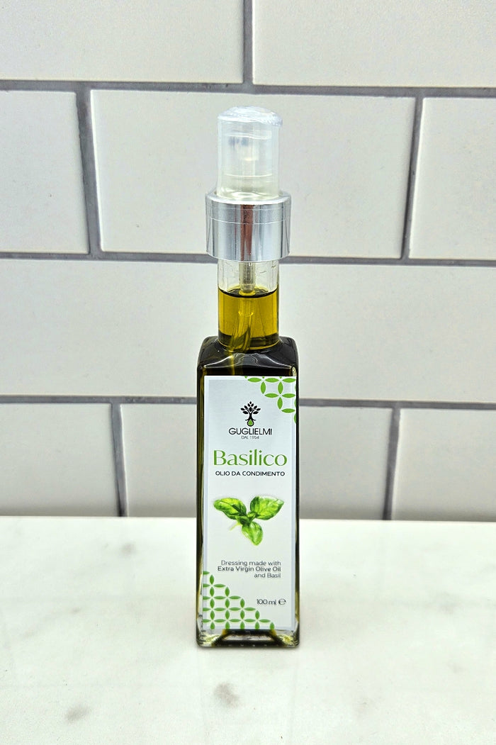 Extra Virgin Olive Oil Spray with Basil
