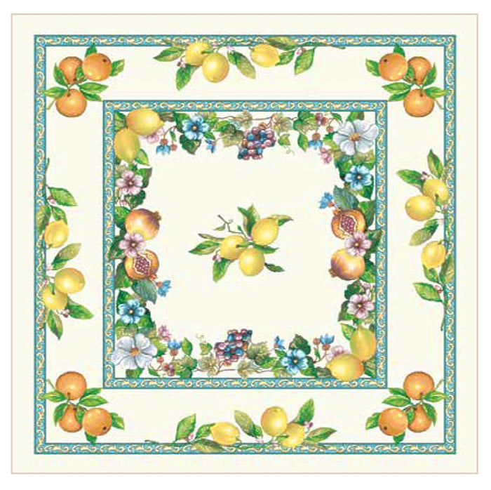 La Favorita Table  Topper - 40" x 40" - Made in Italy